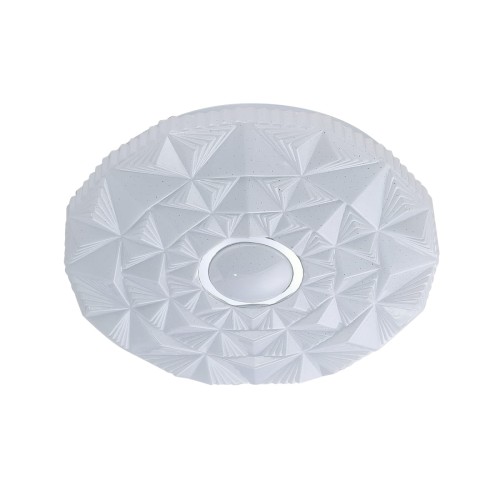Kelmi D27 plafon 1xLED/12W/4000K biały/srebrny PLF-64839-S-CL
