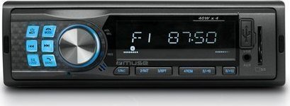 Muse Muse M-195 Car Radio with Bluetooth, 4 x 40 W