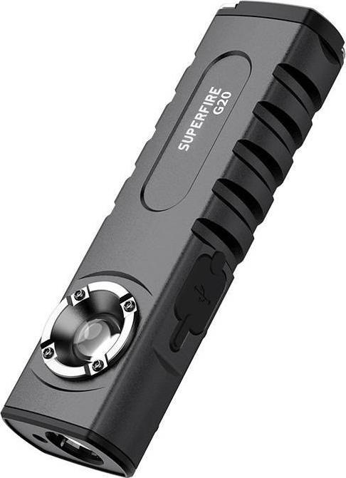 Superfire Latarka Superfire Latarka wielofunkcyjna SupFire G20, USB, 470lm, Laser Supfire
