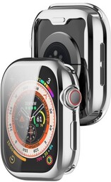 Bizon Etui z osłoną ekranu Case Watch Felipe do Apple Watch 10 (42mm), srebrne