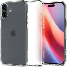 Spigen Etui Ultra Hybrid do iPhone 16 Plus, półprzezroczysto-przezroczyste