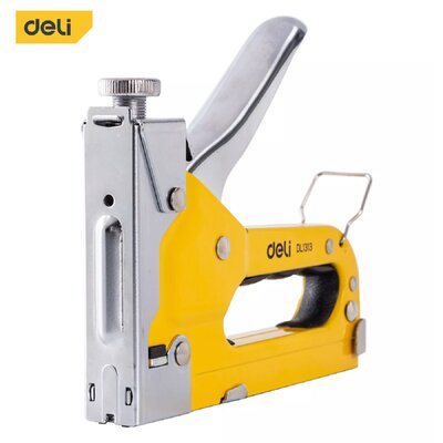 Zszywacz Tapicerski Deli Tools EDL1313 (zółty)