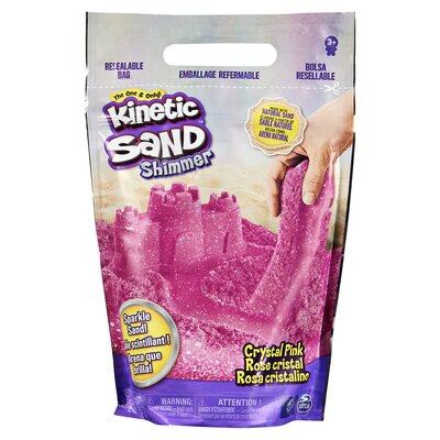 Kinetic Sand Paczka błyszczącego różowego piasku 0,9 kg Raty 10x0% do 15.04.2022!