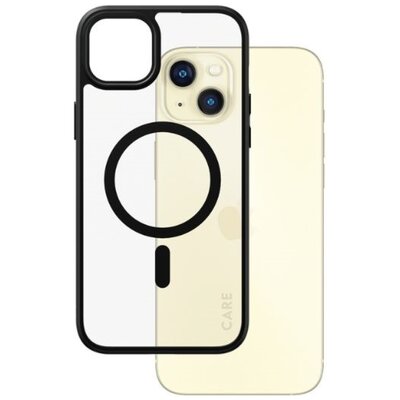 CARE by PanzerGlass Flagship Case Transparent Urban Combat w. Black MagSafe iPhone 15 Plus