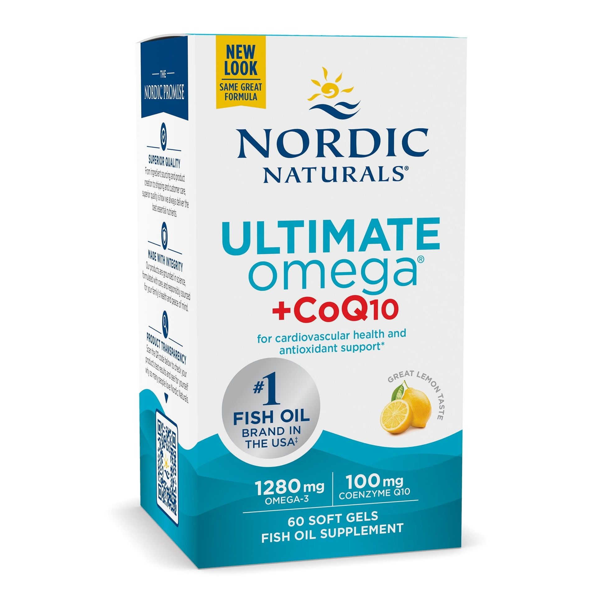 NORDIC NATURALS Ultimate Omega + CoQ10 (60 kaps.)