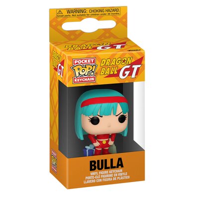 Funko POP! Keychain: DBGT - Bulla - Dragon Ball Novelty Keyring - kolekcjonerska mini figurka - wypełniacz do pończoch - pomysł na prezent - oficjalny towar - fani anime - dekoracja plecaka