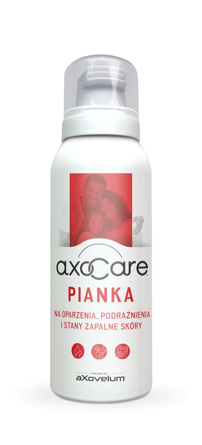 Axocare Pianka na oparzenia, podrażnienia i stany zapalne skóry