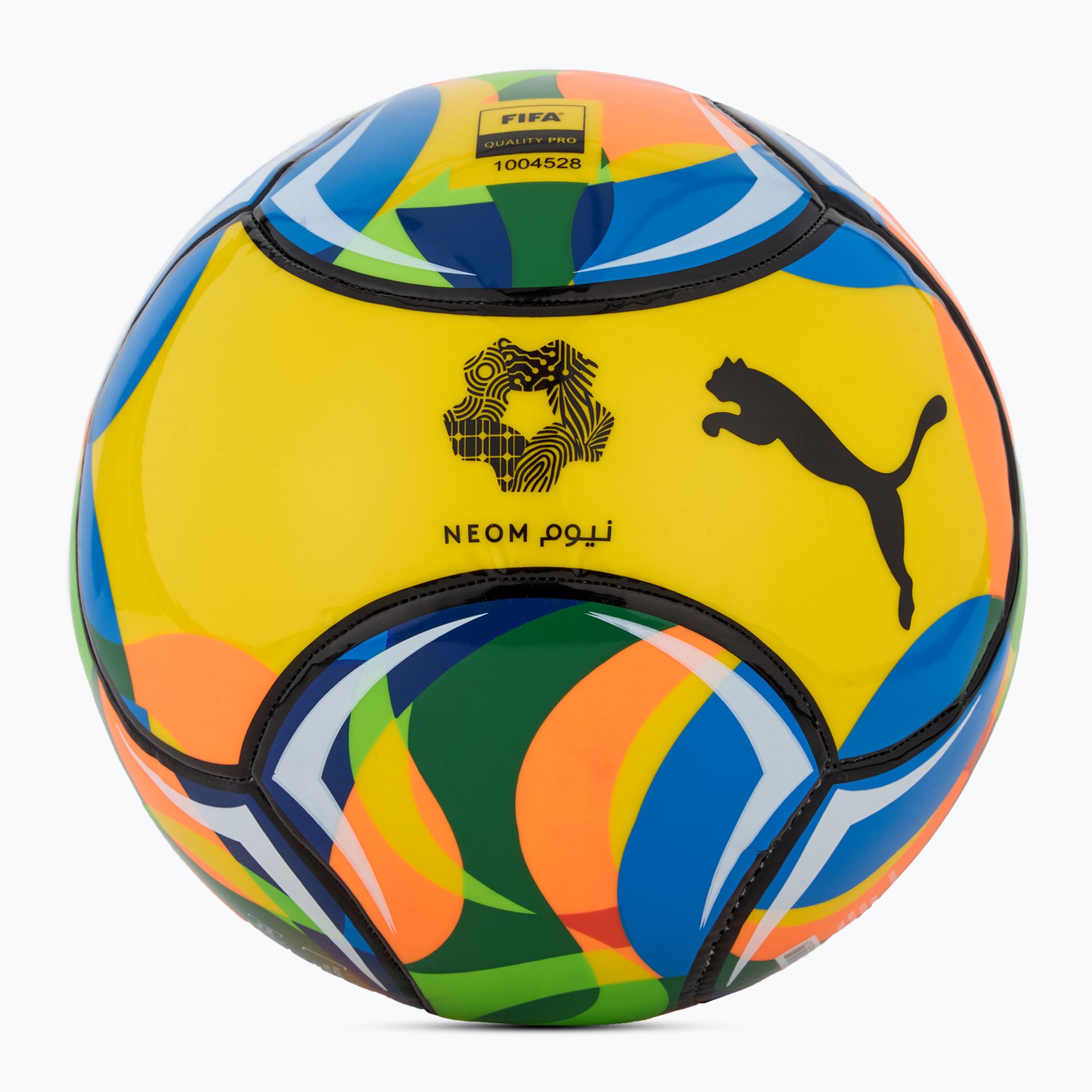 Piłka do piłki nożnej PUMA Beach Football Fifa Quality Pro 5 blazing yellow / multicolor WYSYŁKA W 24H 30 DNI NA ZWROT