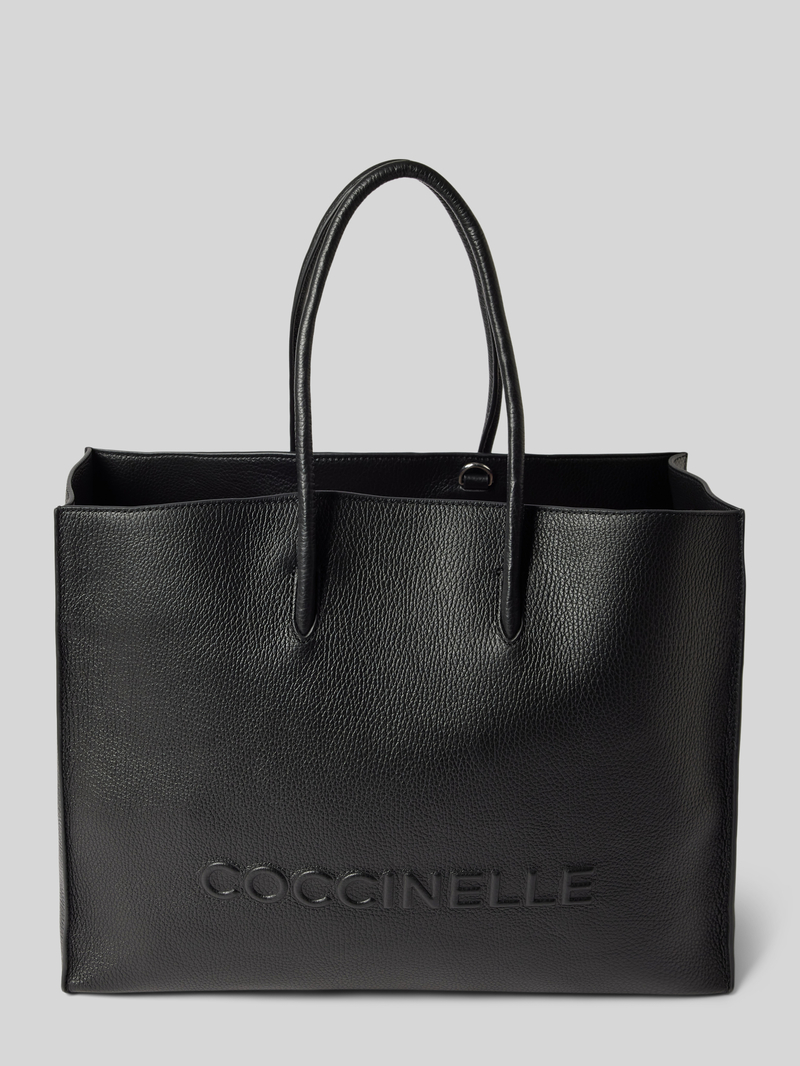 Torba shopper z fakturowanym wzorem model ‘MYRTHA’