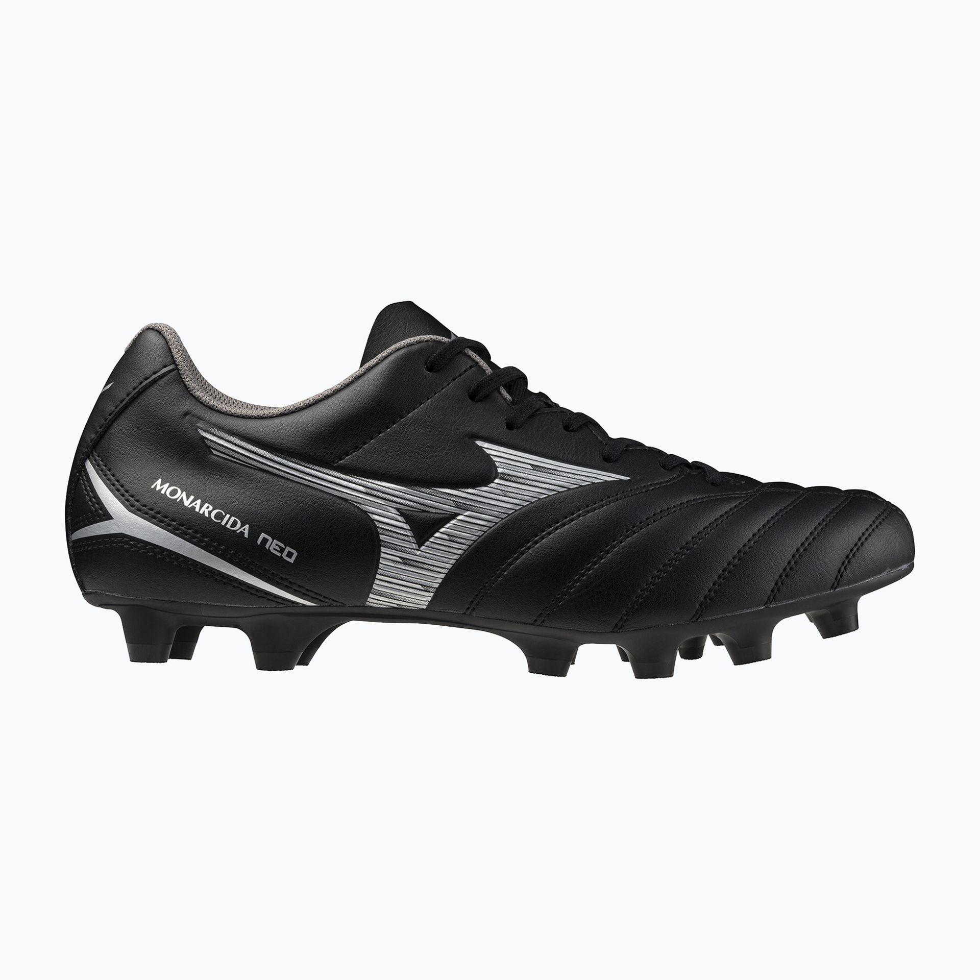 Buty piłkarskie męskie Mizuno Monarcida Neo III Select FG black/silver WYSYŁKA W 24H 30 DNI NA ZWROT