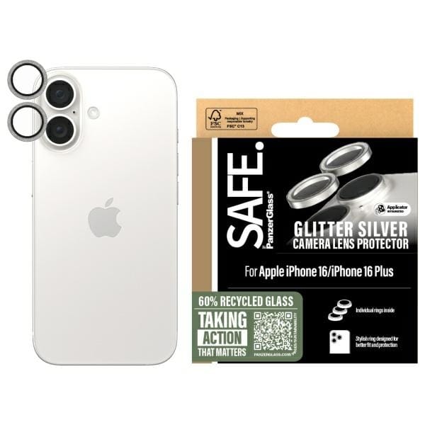 SAFE by PanzerGlass iPhone 16 6.1