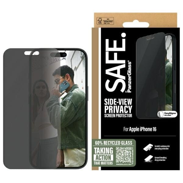 SAFE by PanzerGlass iPhone 16 6.1