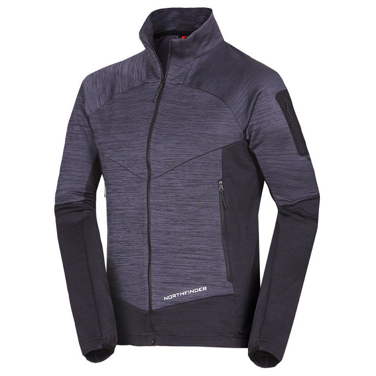 Męska bluza Northfinder Giacomo Rozmiar: XL / Kolor: czarny/szary