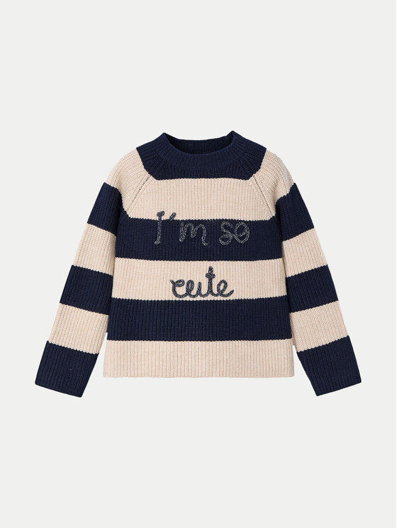 Mayoral Sweter 4357 Granatowy Regular Fit
