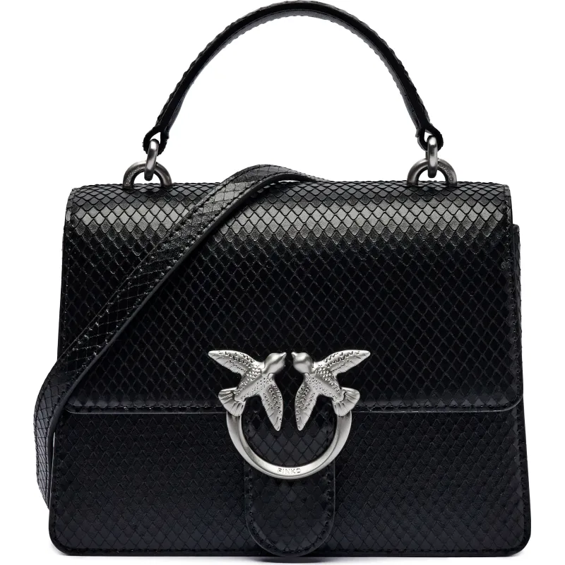 Pinko Skórzana listonoszka LOVE ONE TOP HANDLE MINI