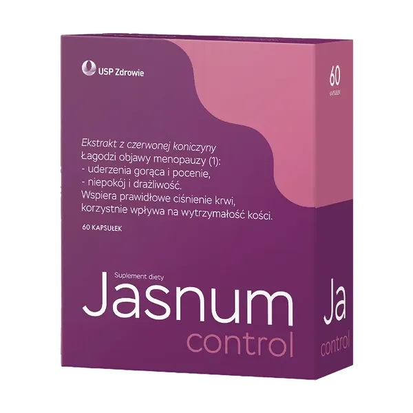 Suplement diety, Jasnum Control, na objawy menopauzy, 60 kaps.