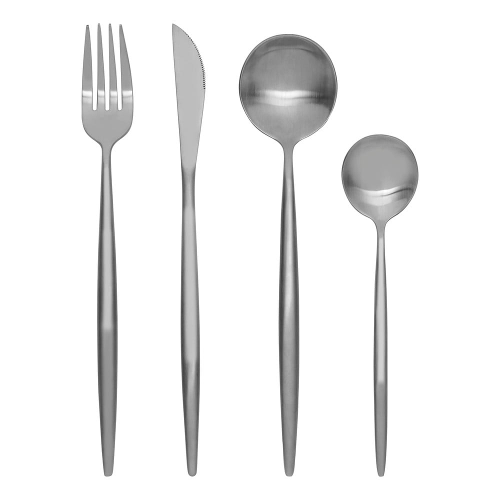 Sztućce ze stali nierdzewnej w kolorze srebra 16 szt. Modern retro – Premier Housewares