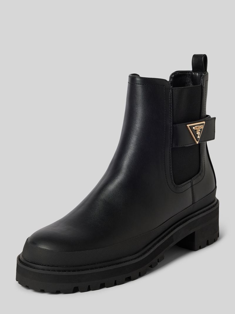 Buty chelsea z aplikacją z logo model ‘BENSLY’