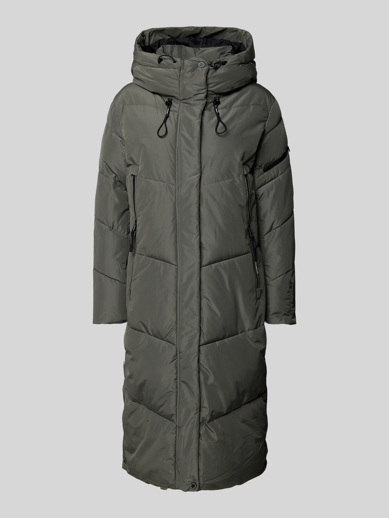 Płaszcz pikowany z dwustronnym zamkiem błyskawicznym model ‘SONJE5’