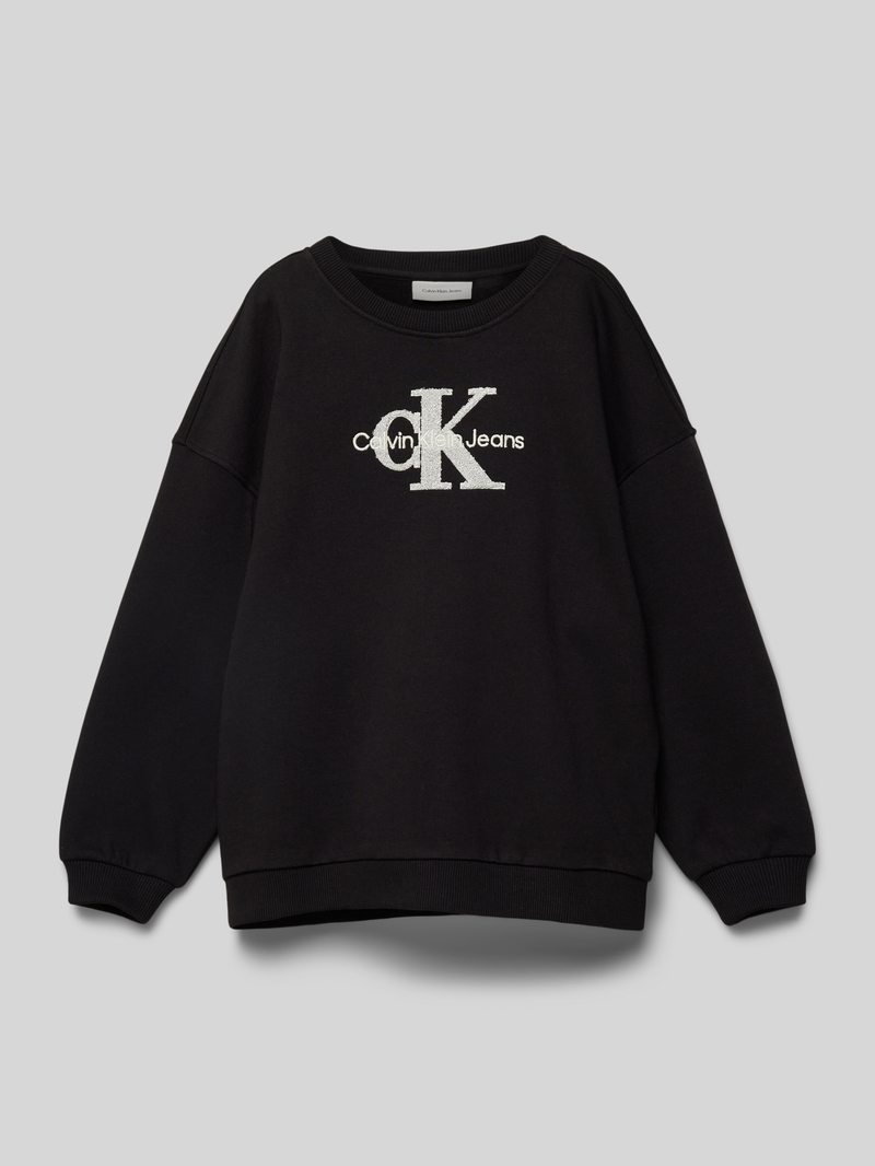 Bluza o kroju oversized z nadrukiem z logo model ‘TEDDY’