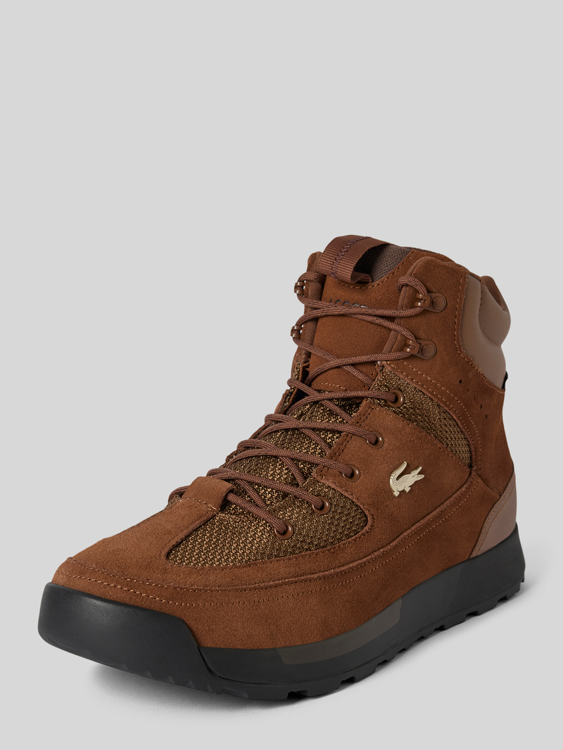 Buty skórzane z aplikacjami z logo model ‘URBAN BREAKER’