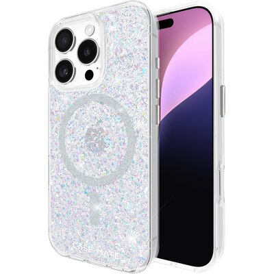 Etui CASE-MATE Twinkle MagSafe do Apple iPhone 16 Pro Srebrny | Bezpłatny transport