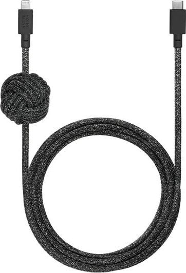 Kabel USB Native Union USB-C - Lightning 3 m Czarny (NCABLE-CL-CS-BK-NP)