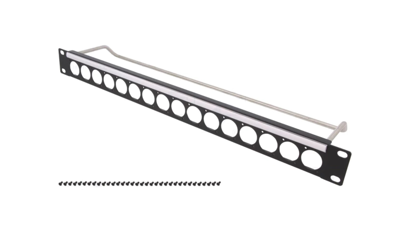 Adapter montażowy patch panel RACK przykręcany UNC4-40 CP30152