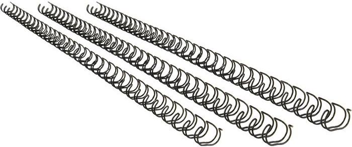 GBC Grzbiety do bindowania 3:1 Wire A4 N3 5mm czarne 100 szt. 47900E