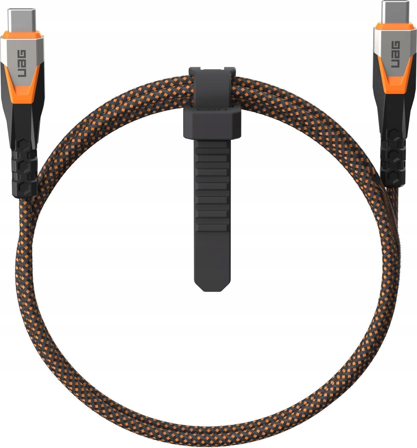Kabel USB C2G UAG SRGE - kabel USB-C - USB-C, USB 3.2 Gen2 240W/20Gbps, 75 cm (black/orange)