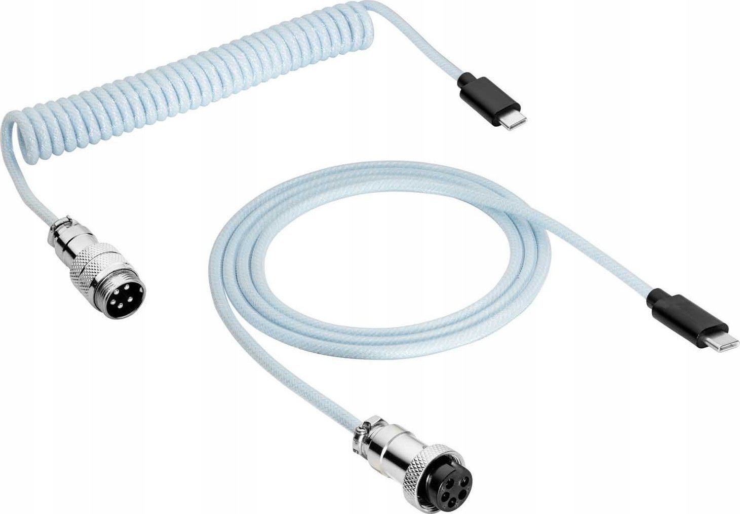 AKYGA Kabel USB AK-USB-49 USB type C m / USB type C m Spiralny Aviator ver. 2.0 3m