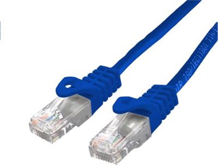 C-Tech C-TECH kabel patchcord Cat6, UTP, modrý, 0,25m