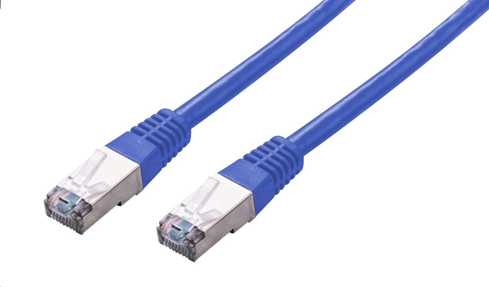C-Tech C-TECH kabel patchcord Cat5e, FTP, modrý, 1m