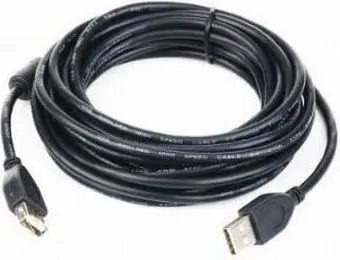 Kabel USB Gembird USB-A - USB-A 1.8 m Czarny (CCFUSB2AMAF6)