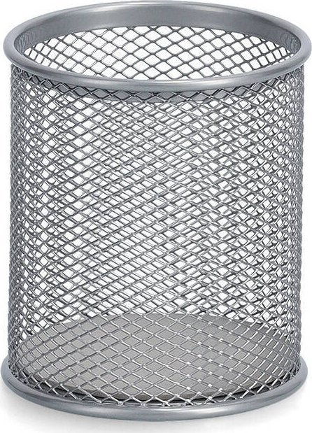 Zeller Kubek na długopisy z metalowej siatki, Ø 8 cm