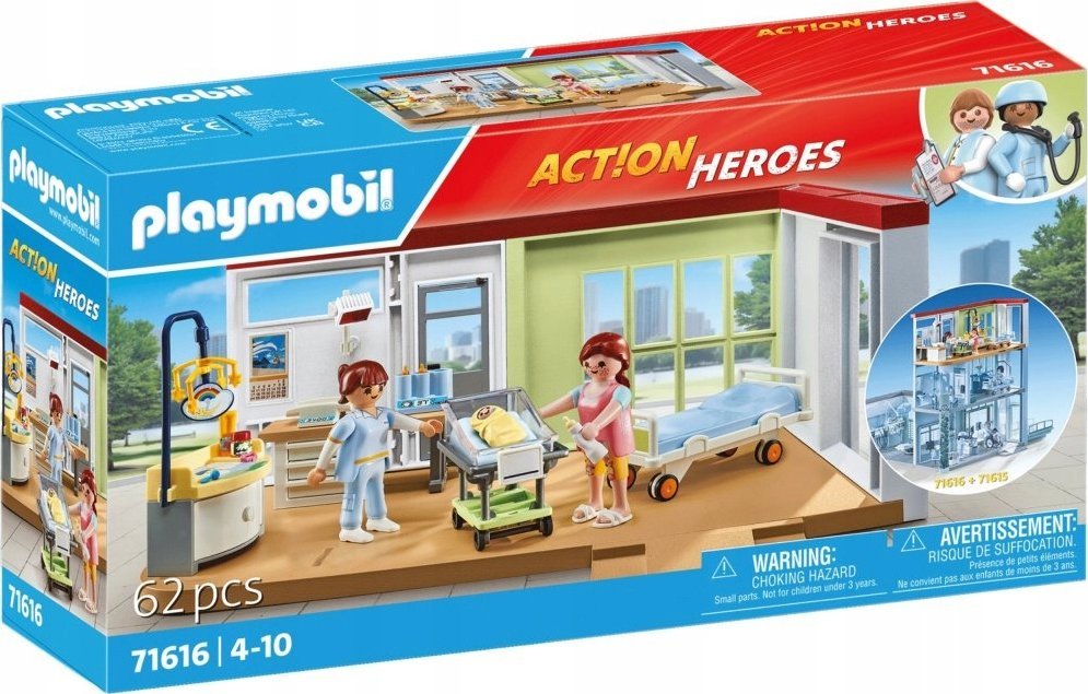 Playmobil Rescue 71616 Oddział położniczy