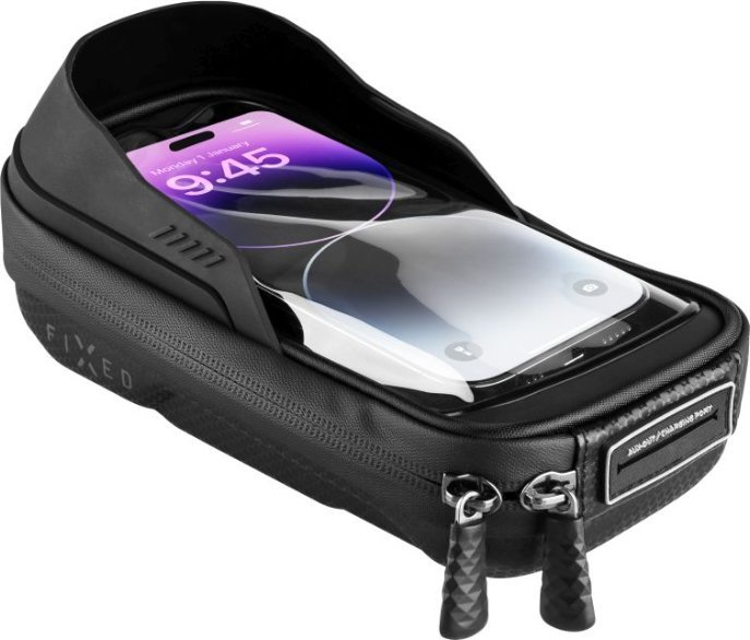 Fixed FIXED Bikee Bag 2 - odpinane etui na telefon do roweru czarne - Gwarancja bezpieczeństwa. Proste raty. Bezpłatna wysyłka od 170 zł.