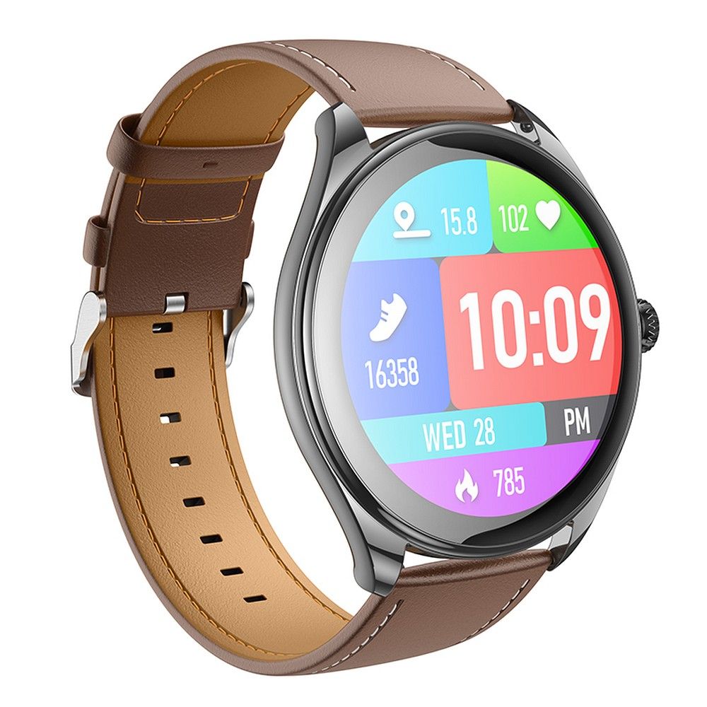 Hoco HOCO smartwatch z funkcją rozmowy AMOLED Y22 czarny