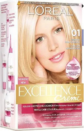 Loreal Paris Paris Excellence Creme Blonde Supreme Krem Superrozjaśniający 01 Super jasny blond naturalny 0258874