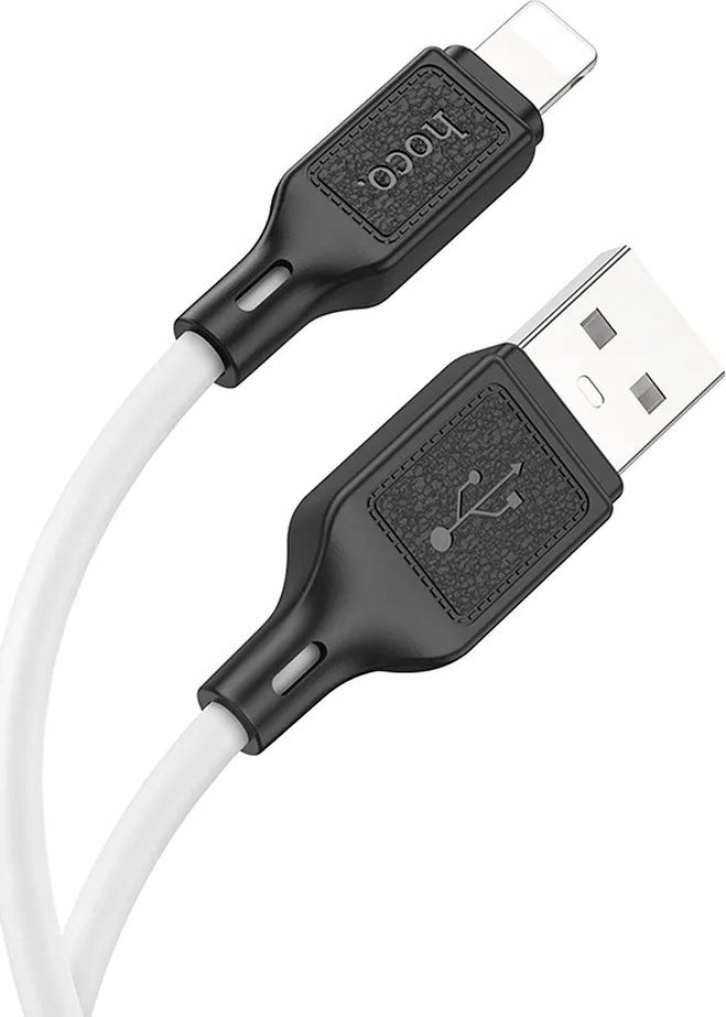 HOCO kabel USB A do Lightning 2,4A X90 1 m biały