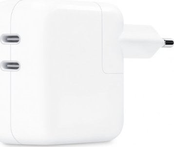 Ładowarka Vega ECONOMY ŁADOWARKA SIECIOWA 35W BIAŁA FASTON 2xPD PD + KABEL TYP-C DO TYP-C>