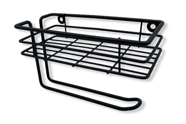 UCHWYT NA RĘCZNIK PAPIER TOALETOWY Z PÓŁKĄ 1715