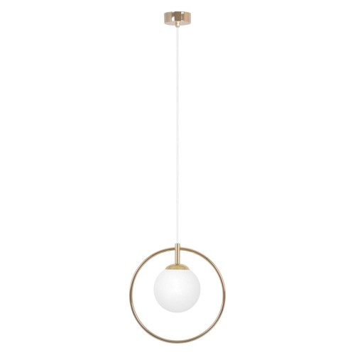 Ritus lampa wisząca 1xE14 złota/biała K-5390
