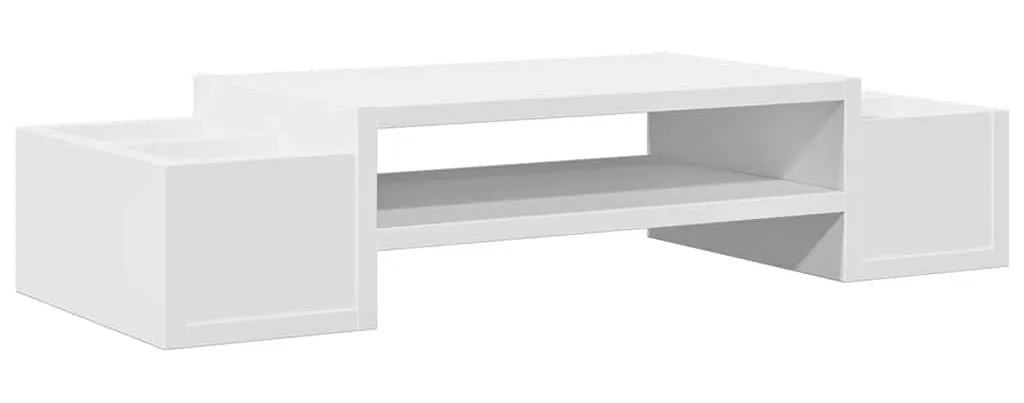 Biała podstawka pod monitor na biurko F7-P40