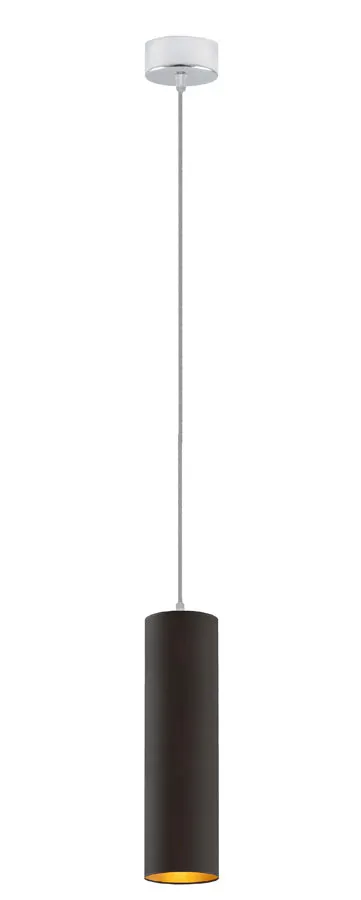 Czarna podłużna lampa wisząca LED - EX334 Ecruz