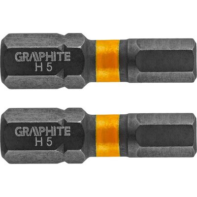 Topex Grupa sp. z o.o. S.K. Bity udarowe HEX5x25mm 2szt. 56H508