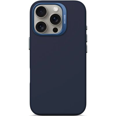 Etui DECODED AntiMicrobial Silicone MagSafe do Apple iPhone 16 Pro Granatowy | Bezpłatny transport