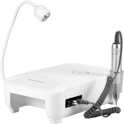 Frezarka do paznokci, lampa, pochłaniacz 4w1 Beautifly Glamora