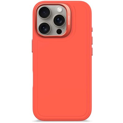 Etui DECODED Silicone Stacks MagSafe do Apple iPhone 16 Pro Pomarańczowy | Bezpłatny transport
