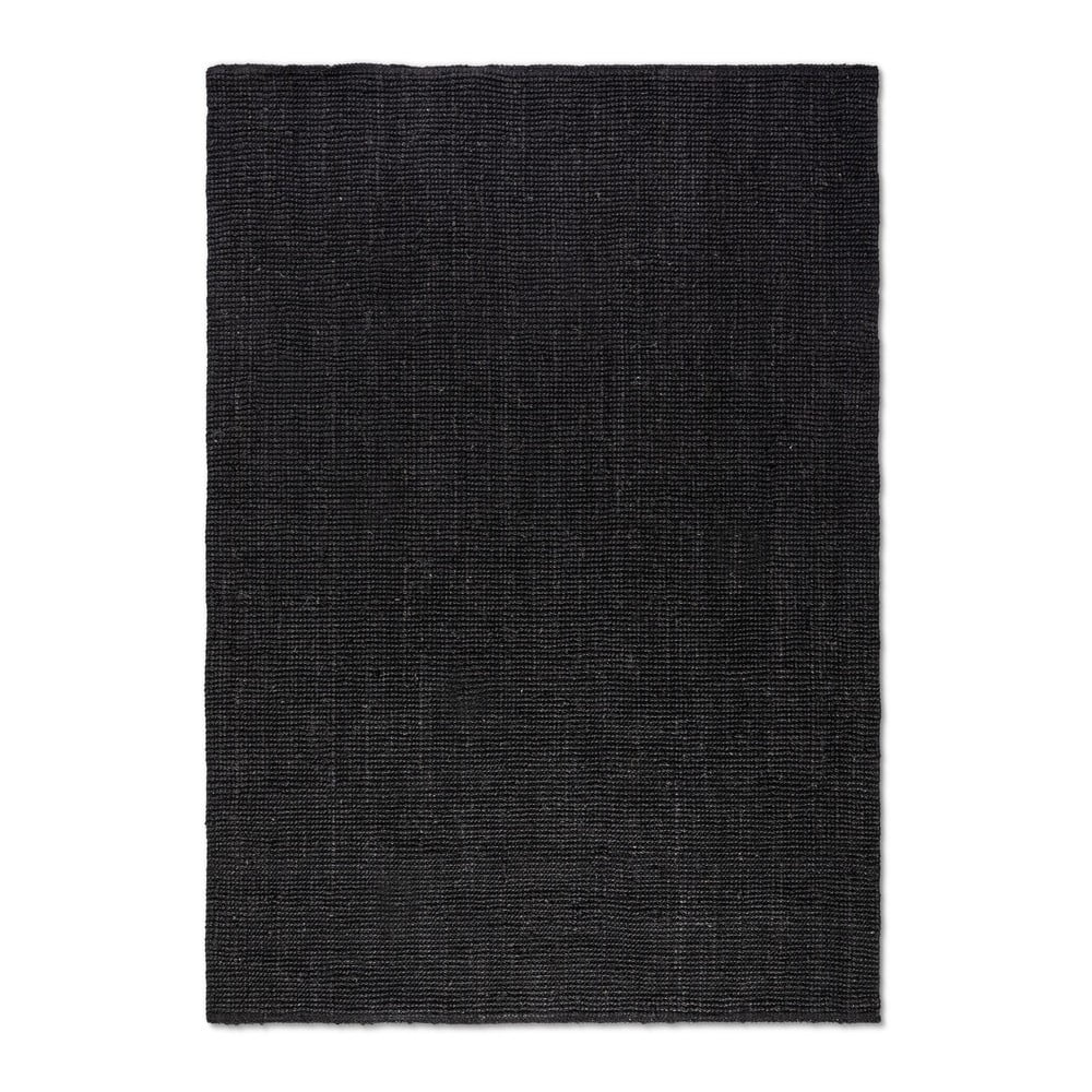 Czarny dywan z juty 80x150 cm Bouclé – Hanse Home